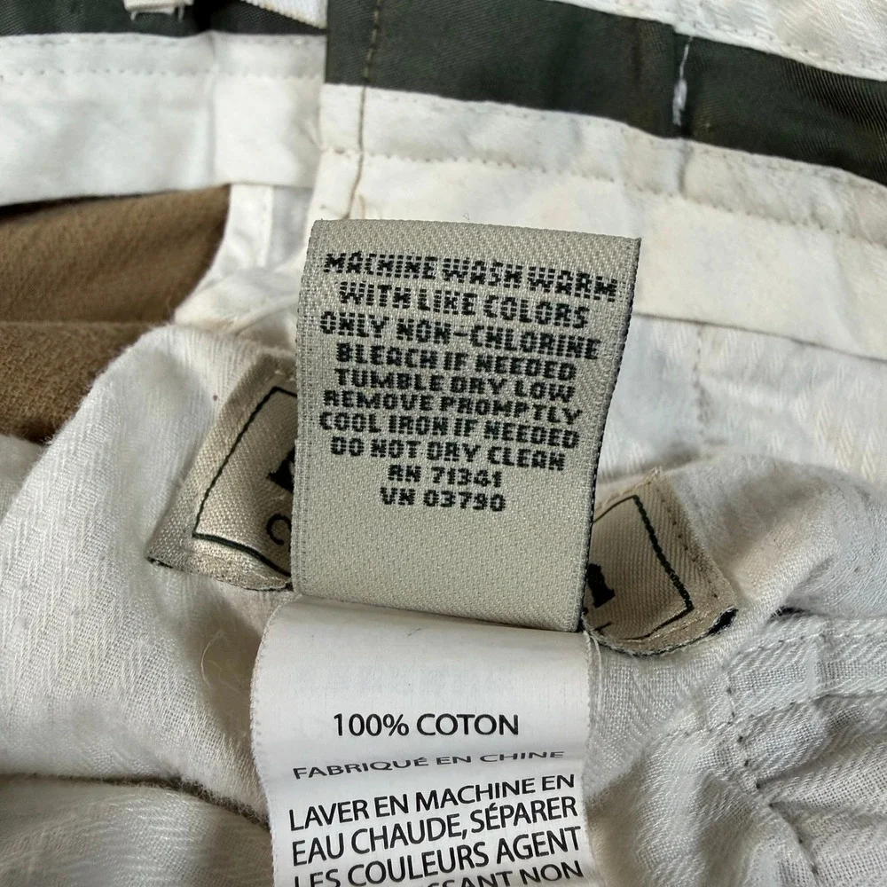 L.L.Bean Corduroy Pants Mens 35 Tan Excellent Comfort‎ Waist Wide Wale Cotton